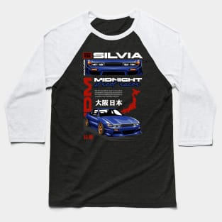 Silvia SR13 Midnight Street Racer Baseball T-Shirt